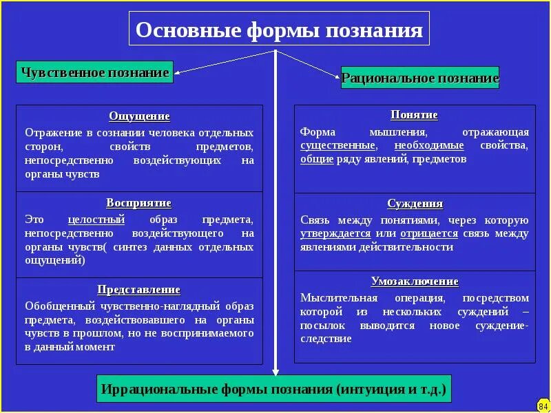 Основы человеческих связей. Методы чувственного и рационального познания. Формы научного познания и уровни научного познания.