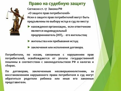 Право на судебную защиту это какое право