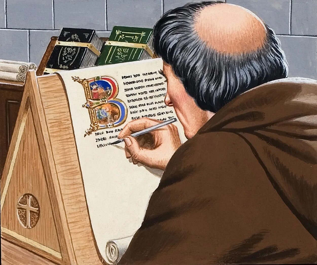 Переводчик в старину. Монах переписывает книгу. Переписчики книг. Перепись книг. Переписчик книг в старину.