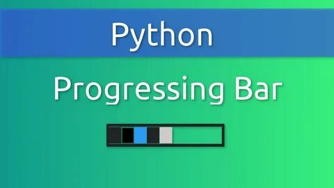 Python прогресс бар
