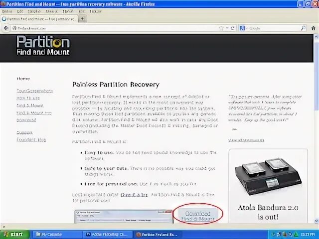 Partition not found. Partition find and mount на русском. partition find and mount иконка.