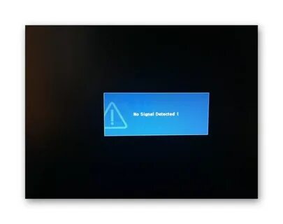 Подключил монитор пишет нет сигнала