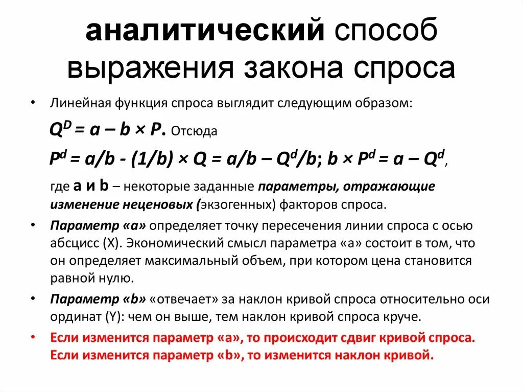 Аналитическое выражение функции спроса. Аналитический вид функции спроса. Функция спроса и предложения. Функция спроса Микроэкономика.