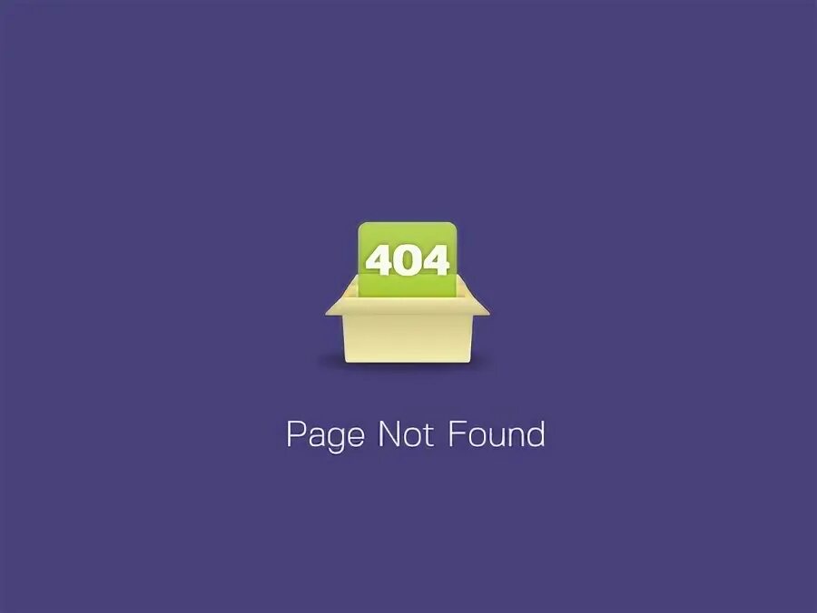Error notification. Error 404.