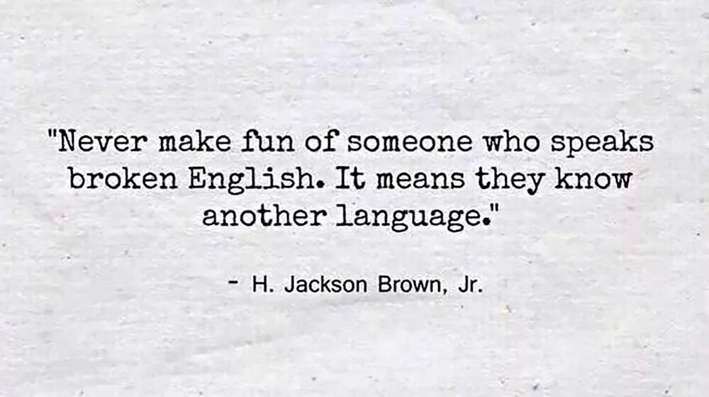 Broken English. Make fun of. To make fun of someone. Make fun of Somebody. Who can speak english
