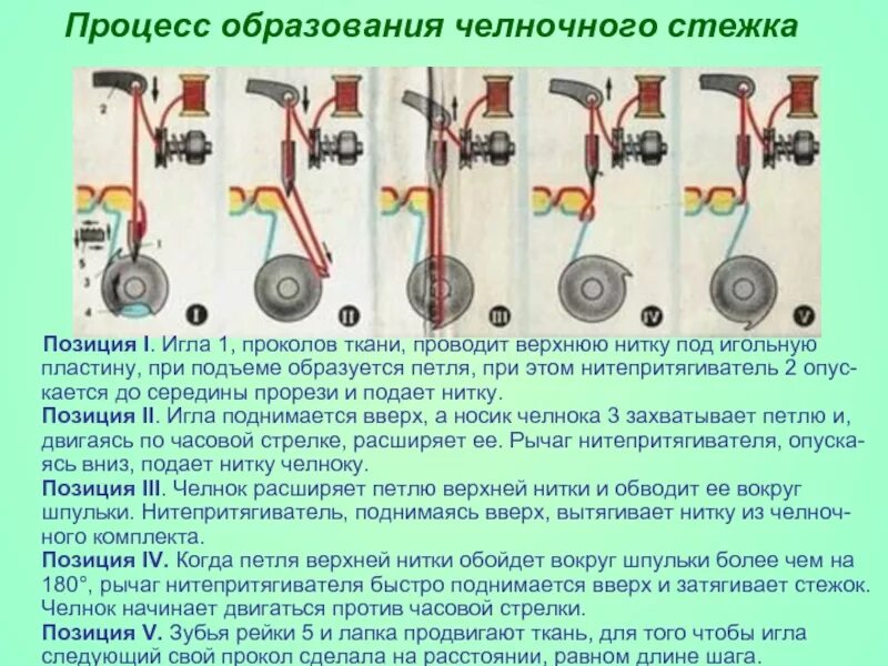 Челнок захватывает нить. Принцип формирования челночного стежка. Схема образования челночного стежка. Схема швейной машины челночного стежка. Принцип образования челночного стежка в швейной машине.