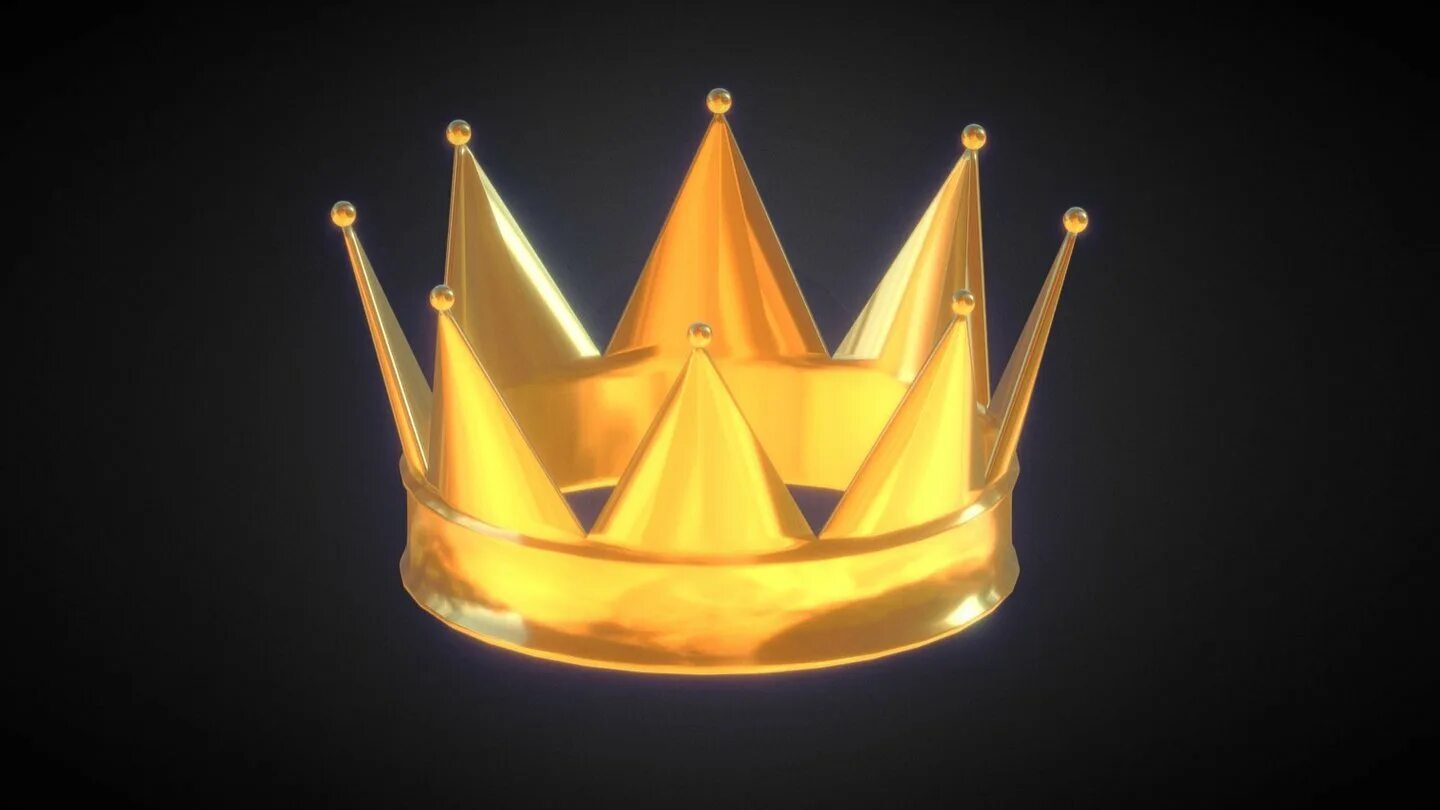 Корона для царя (цв: золотой ). Crown 3в. Корона Crown Vertex. Корона на 3д принтере.