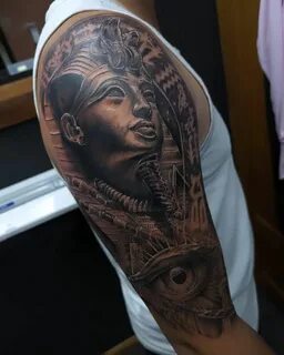 aero.tattoos on May 5, 2023: &quot;Great start to this Egyptian sleeve ...