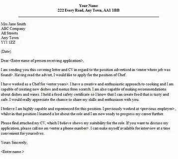Service letters