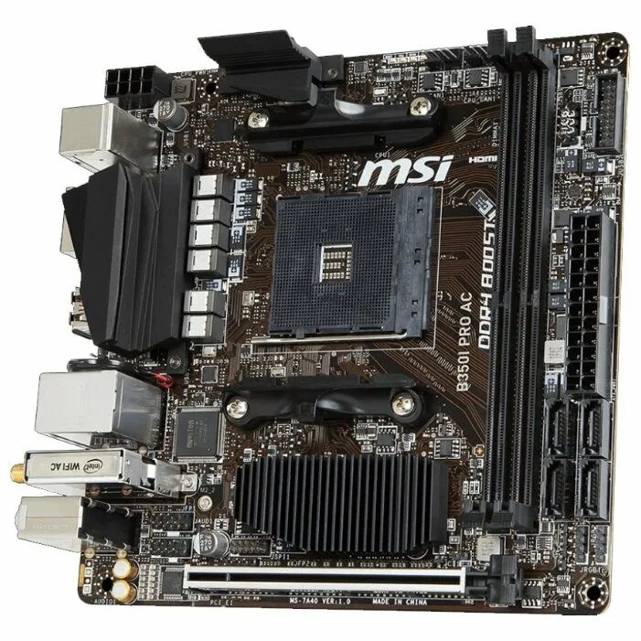 MSI am b350. Материнская плата MSI Mini ITX Intel. MSI b350i Pro AC. B350 материнская плата.