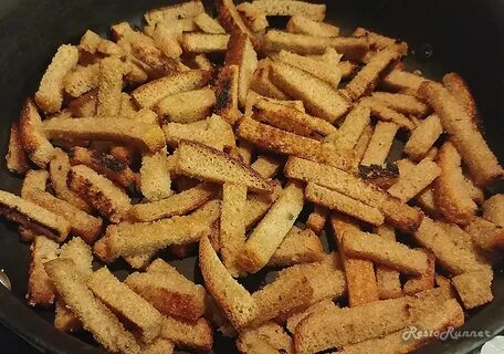 Сухари в духовке без масла