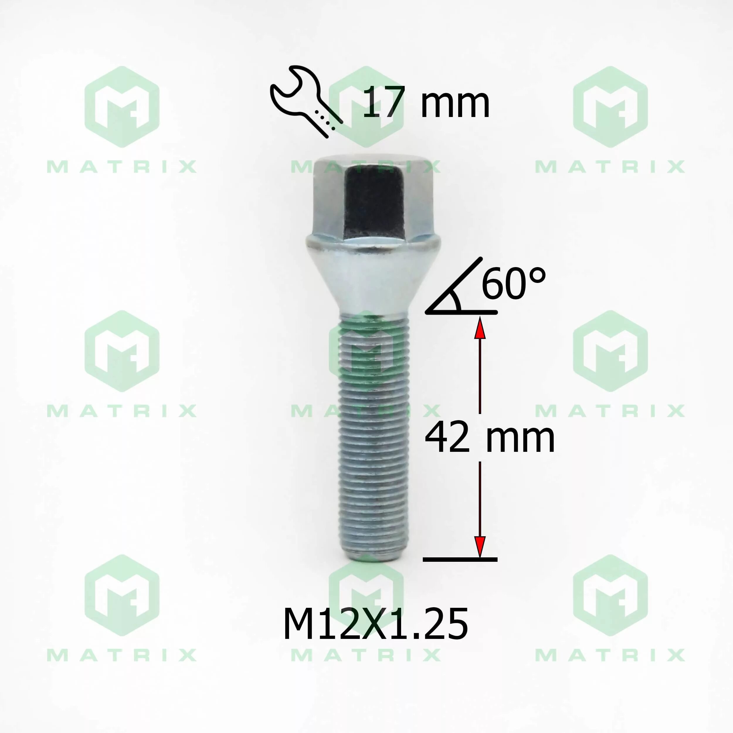 1 42 x 12. M12 1,5 болт колесный 38 Matrix. M12 1,5 болт колесный 42 Matrix. Болт m12x1.25. Болт m12x1.25 131.