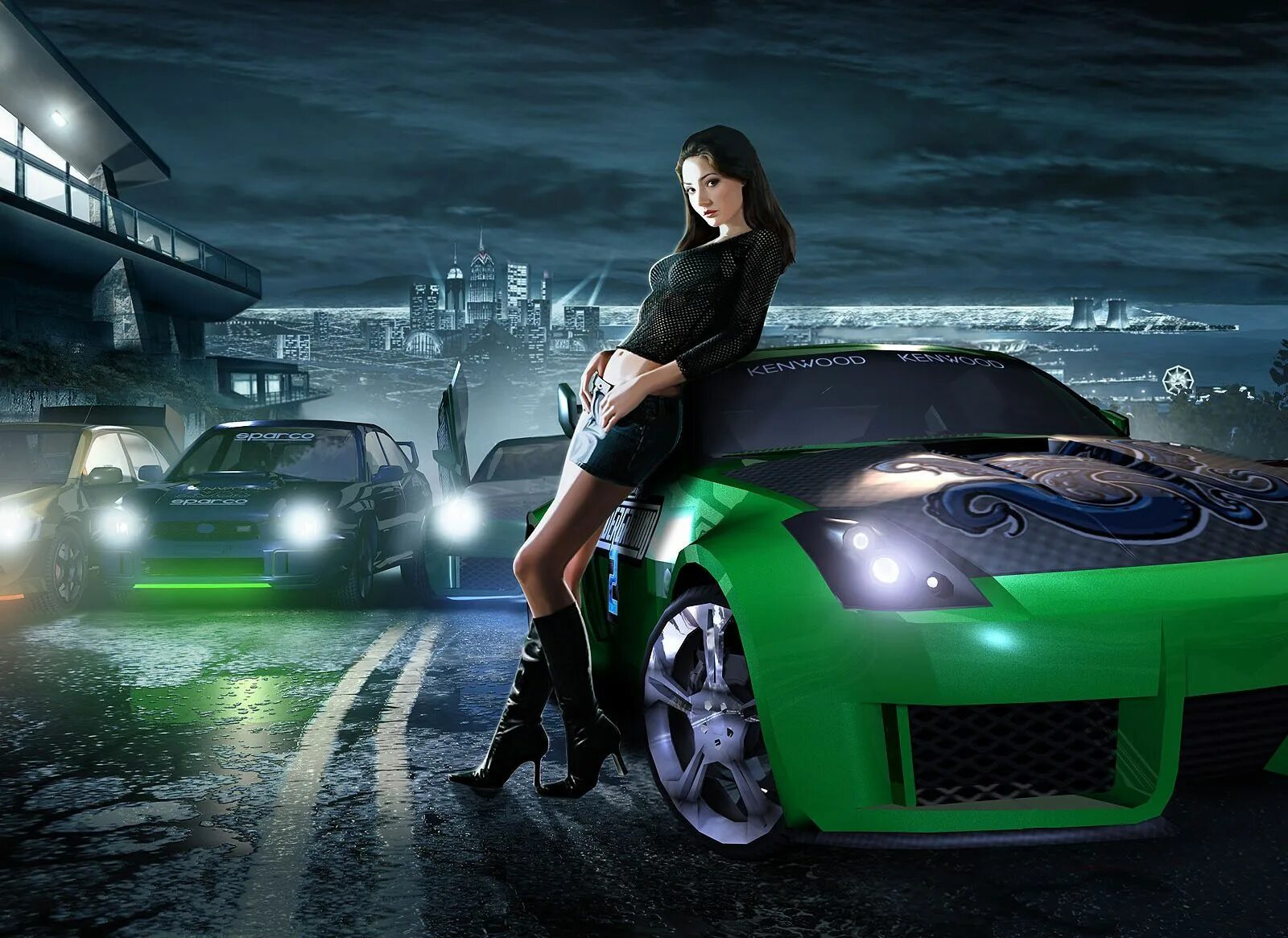 Нфс Underground 2. Рэйчел Теллер need for Speed. Need for Speed андеграунд 2. Nissan 350z Underground 2. Заставки на телефон бесплатные на весь девушки