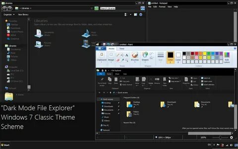 Dark mode theme
