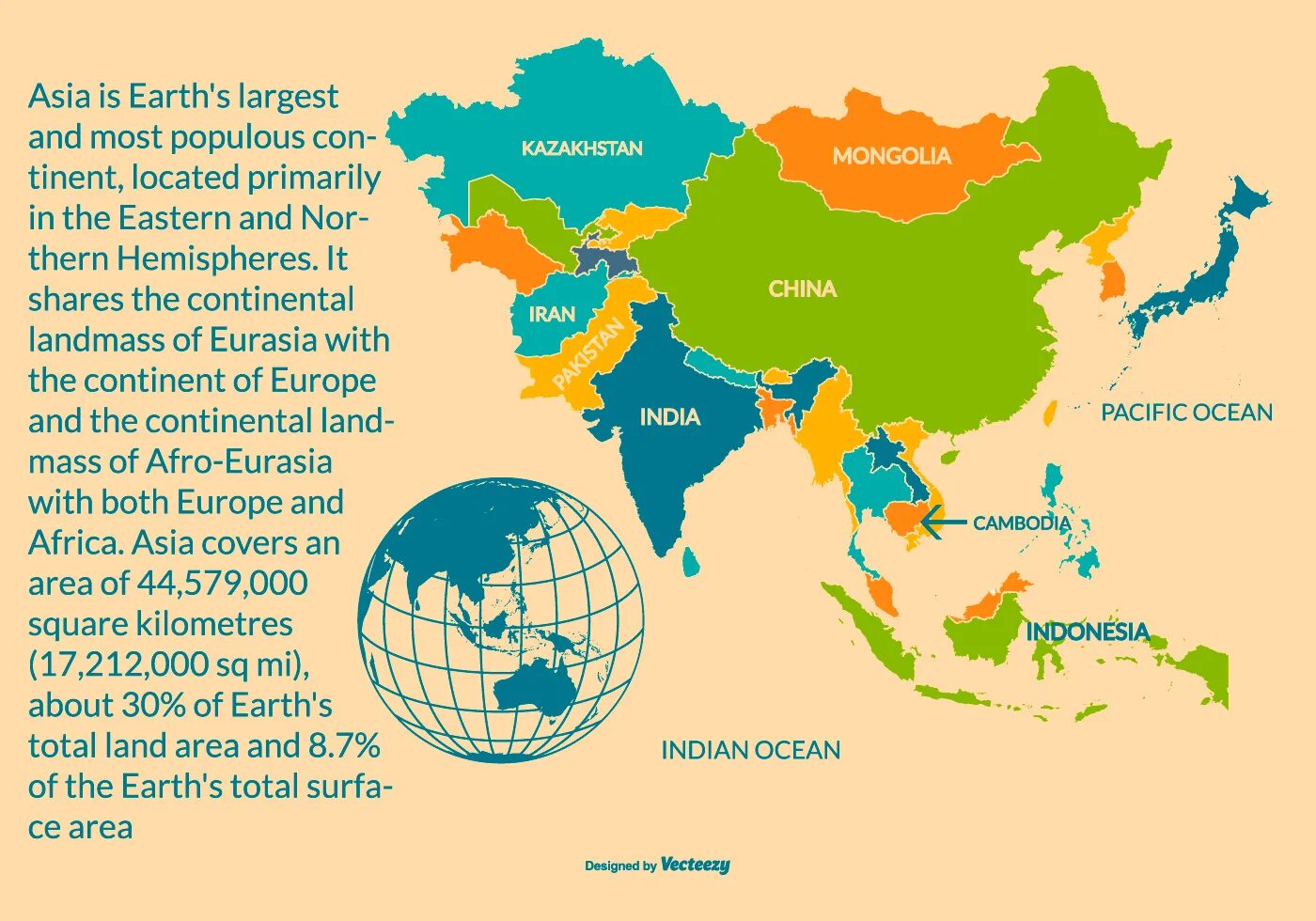 Азия материк. Карта Eastern Asia with Regions. Информация про материка Азии. Азия (часть света). Asia region