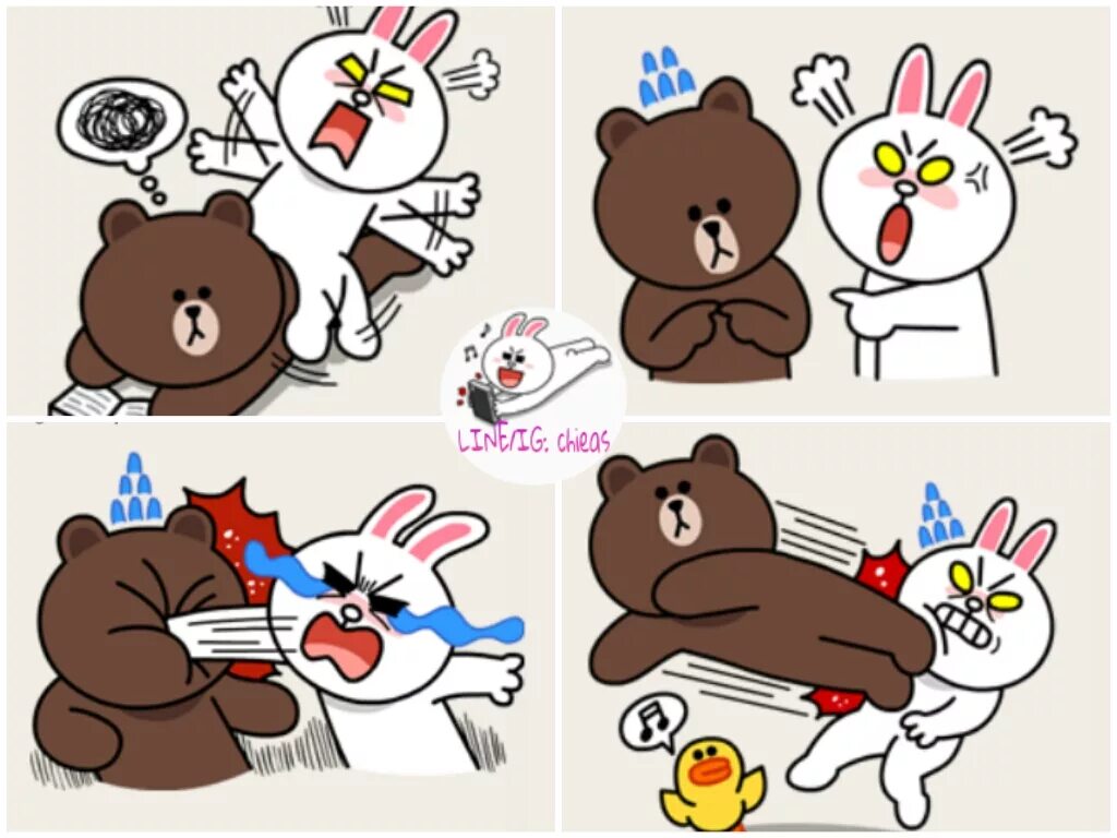 Brown stuck. Кони и Браун. Зайчик Cony. Мишка Brown и Зайка Cony. Стикеры Brown & Cony.