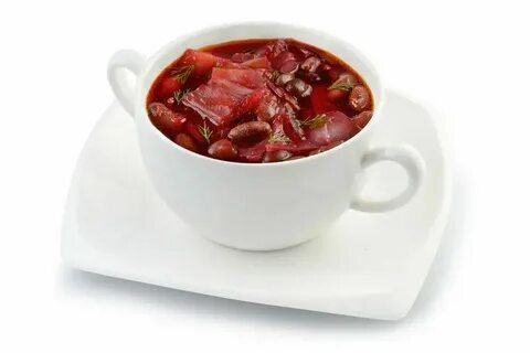 Борщ с фасолью