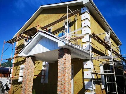 Утепления фасада дома минеральной ватой