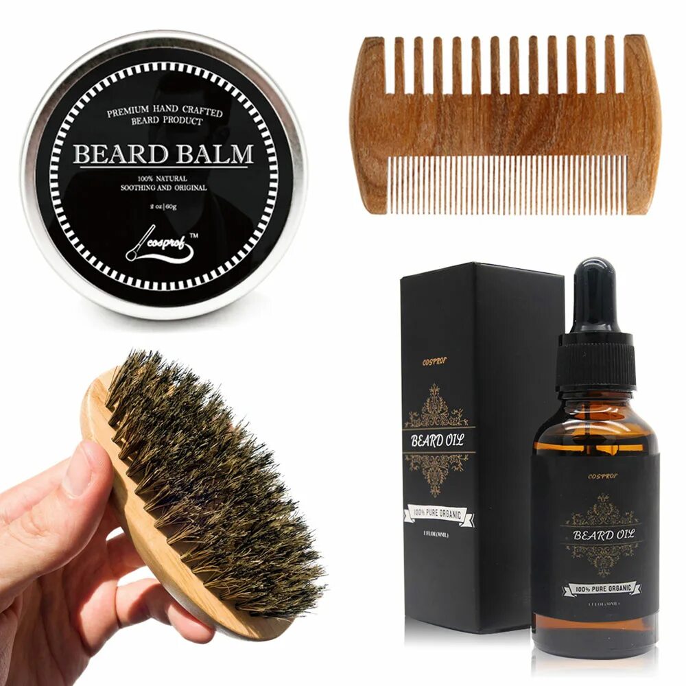 Лучшее масло для бороды. Beard balm mens beard kit. beard care подарочный набор. масло бальзам для бороды. американское масло для бороды.