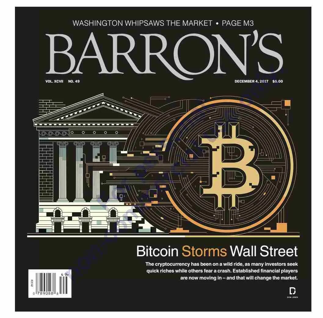 Magazine 12. Barrons 2017. Barrons Dec 2017. Barron's обложка December 2017. Обложки Barrons December 2017.