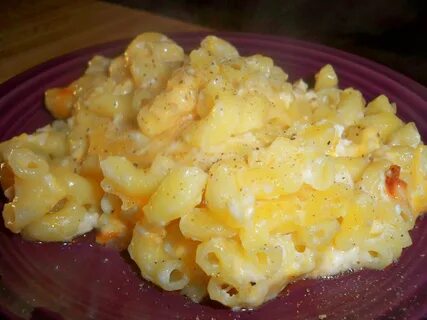 Макароны с яйцом и сыром