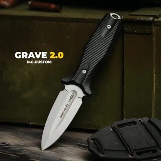 Нож n c custom grave 2.0