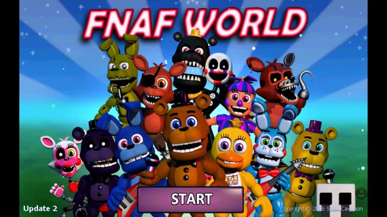 Сколько игр фнаф. ФНАФ ворлд 2. ФНАФ World. FNAF World прохождение. FNAF World загрузка.