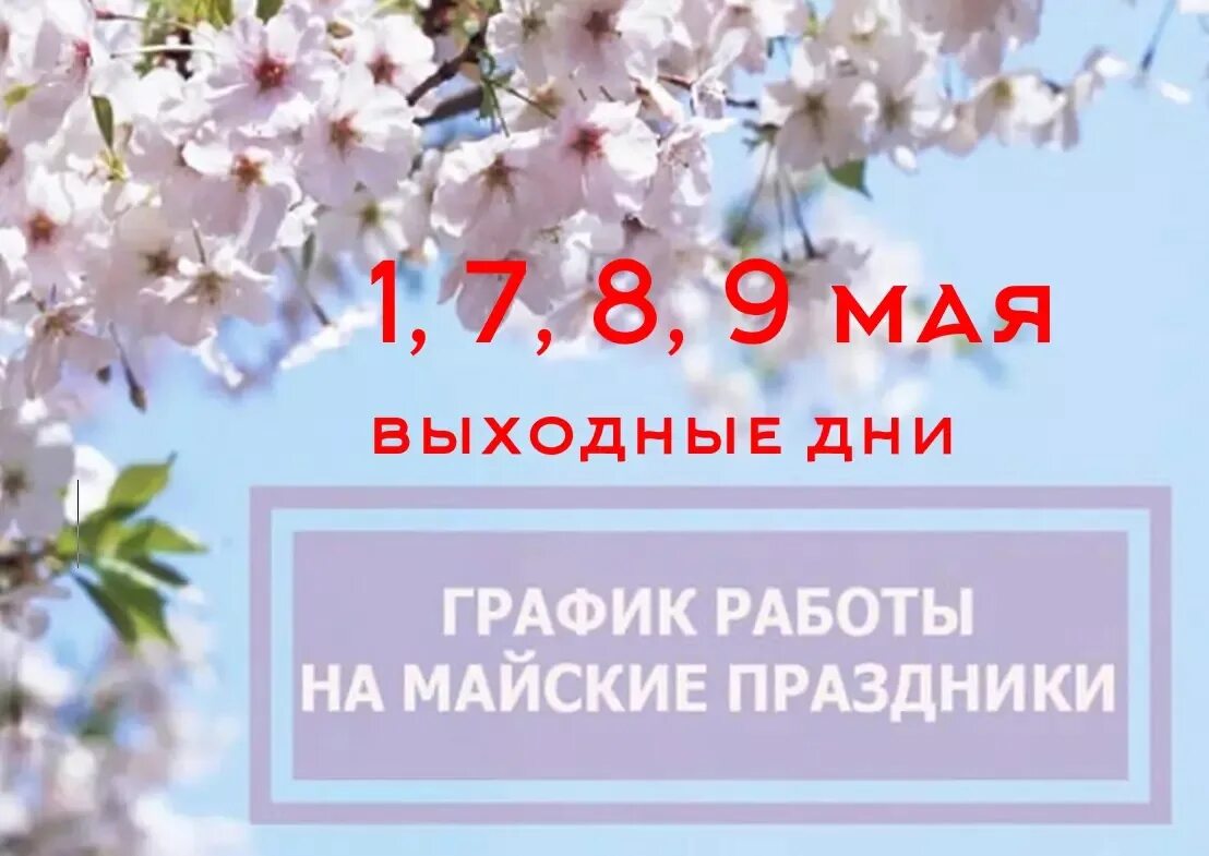 Работа 1 мая выходные. График майских праздников. 1 Мая выходной. Режим работы в майские праздники. График работы на майские праздники.