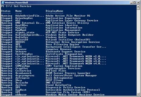 Powershell system