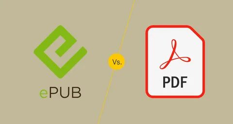 ePUB против PDF.