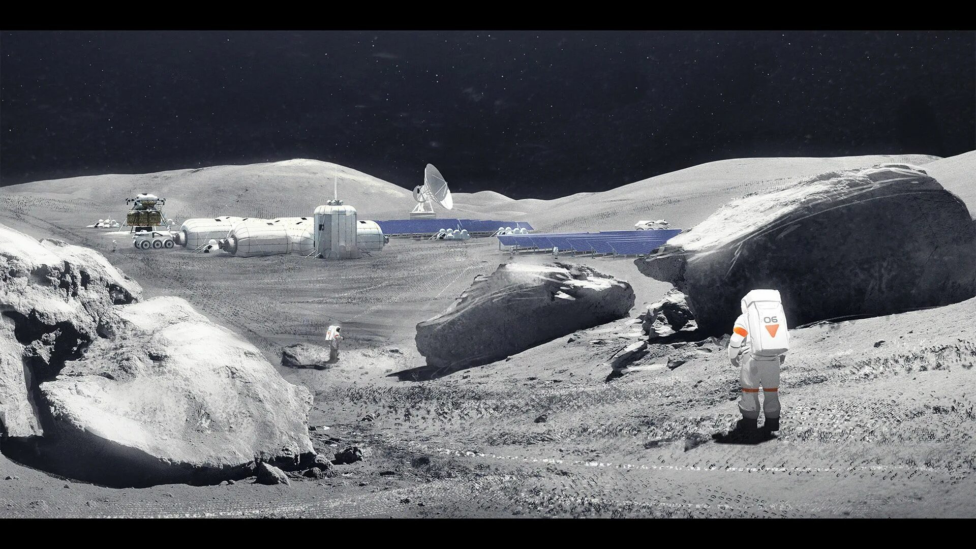 На луне были города. "Лунная база 8" (Showtime). Мацей Ребиж. База на Луне НАСА.
