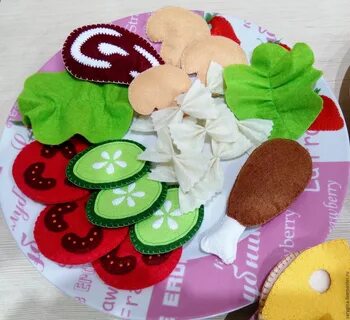 Продукты из фетра для детского