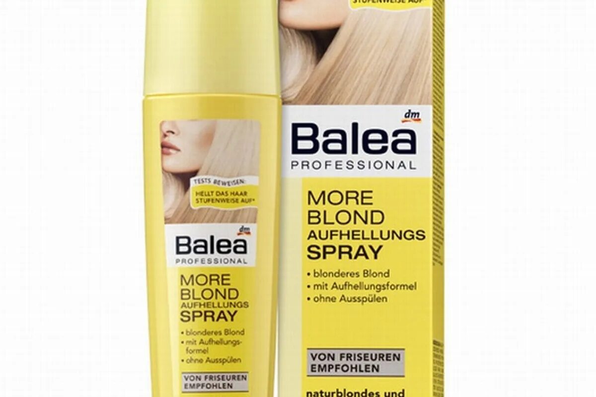 Осветляющий спрей для волос Balea professional. Balea осветляющий шампунь. Balea professional more blond Aufhellungs Spray. More blond Balea Spray.