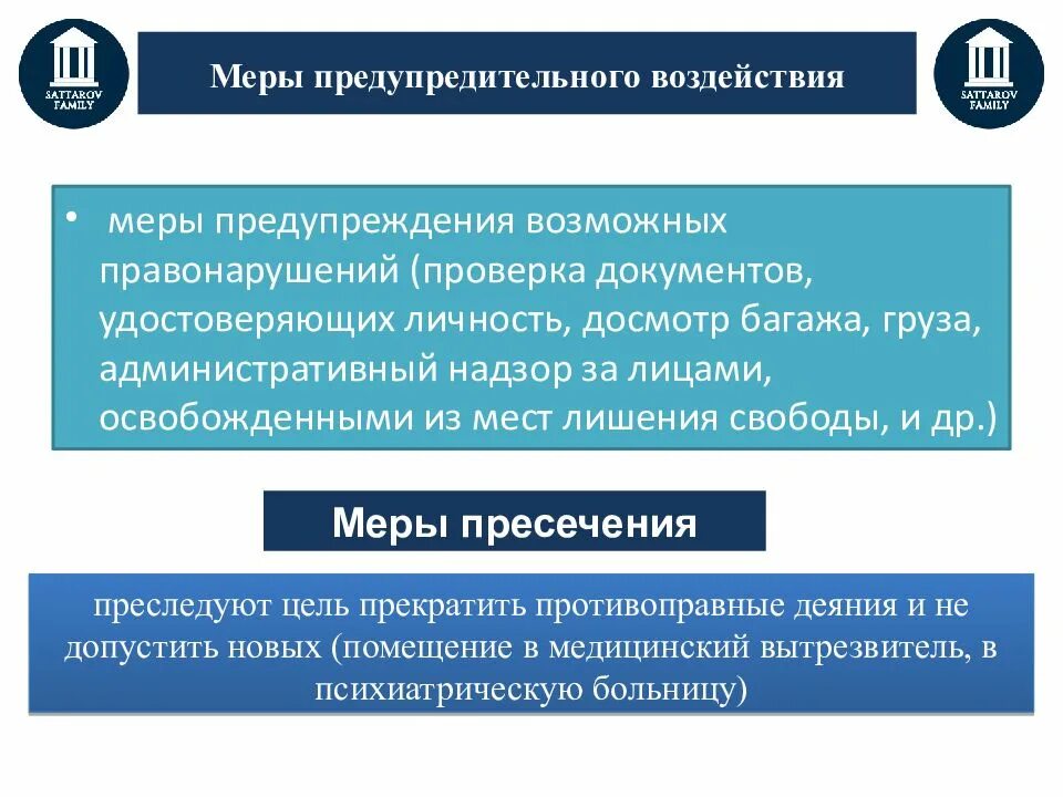 Предупреждение является мерой