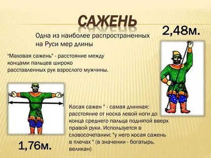 Сажень сколько километров