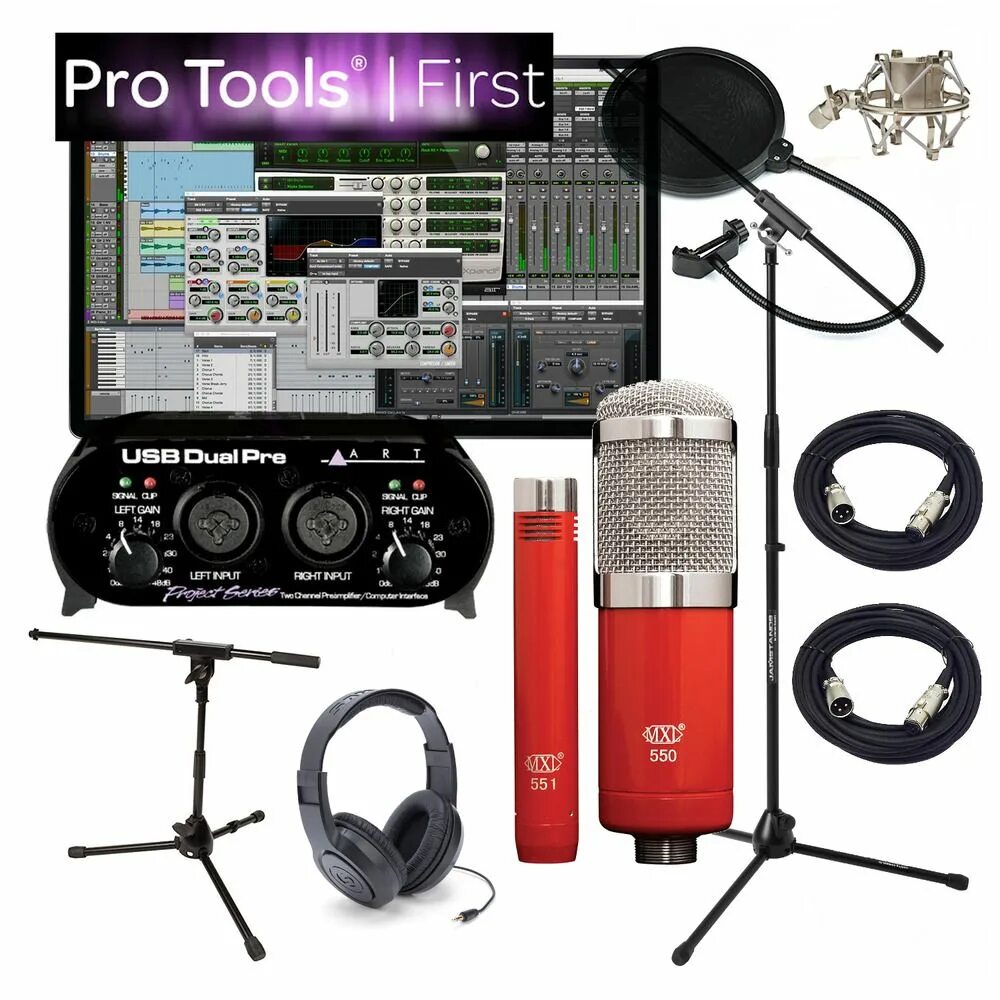 Studio bundle. Лучшие комплекты для записи звука. mxl studio control.