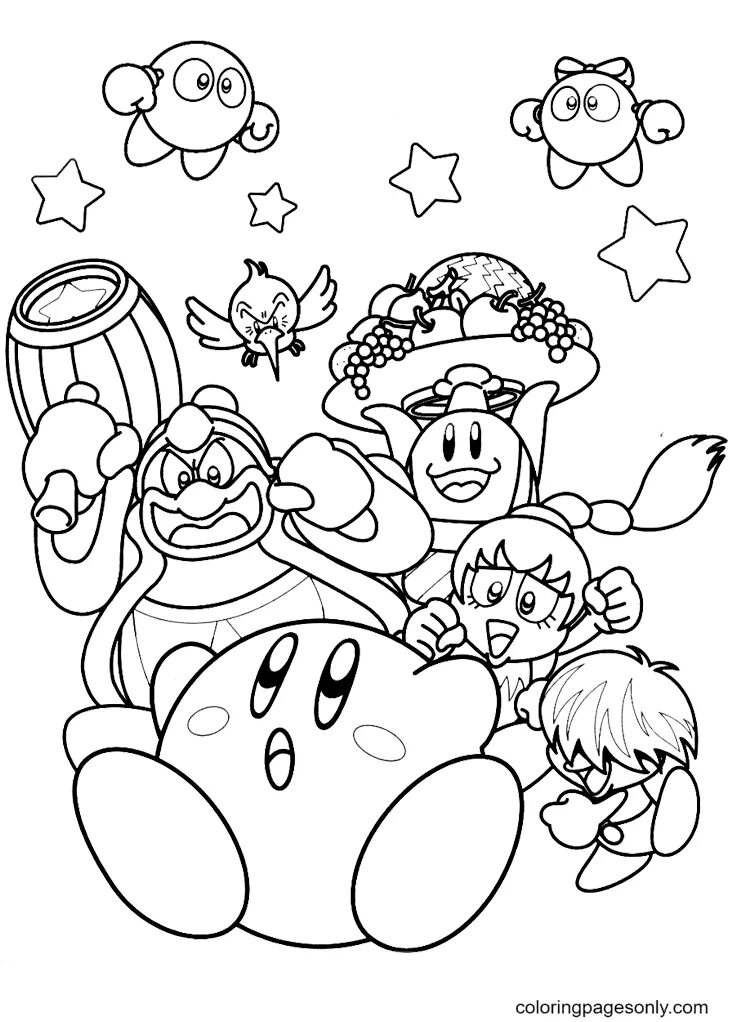 Kirby's раскраски. Кирби игра раскраска. Кирби раскраска. Кирби 2 раскраска. Coloring pages kirby.