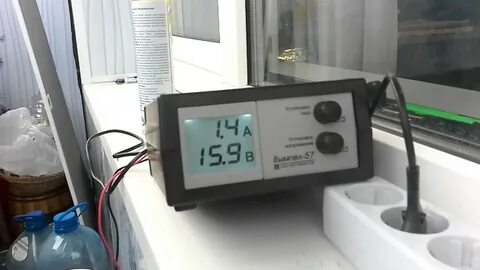 Как зарядить аккумулятор вымпел 57 зарядным устройством