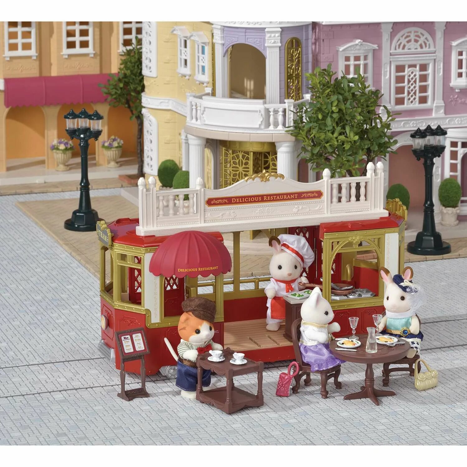 Sylvanian Families 6007. Сильвания Фэмили Таун. Трамвай Сильваниан Фэмили. Сильвания Фэмили трамвай. Town цена