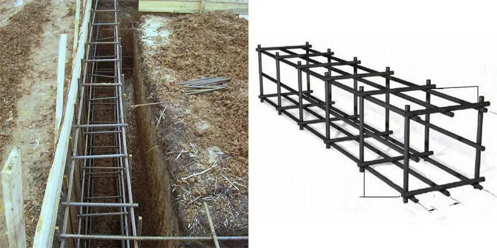 Арматуры для хомутов для ленточного фундамента. Каркас ленточного фундамента 600х300. Армирование фундамента 400х600. Арматурный каркас для ленточного фундамента 400*600.