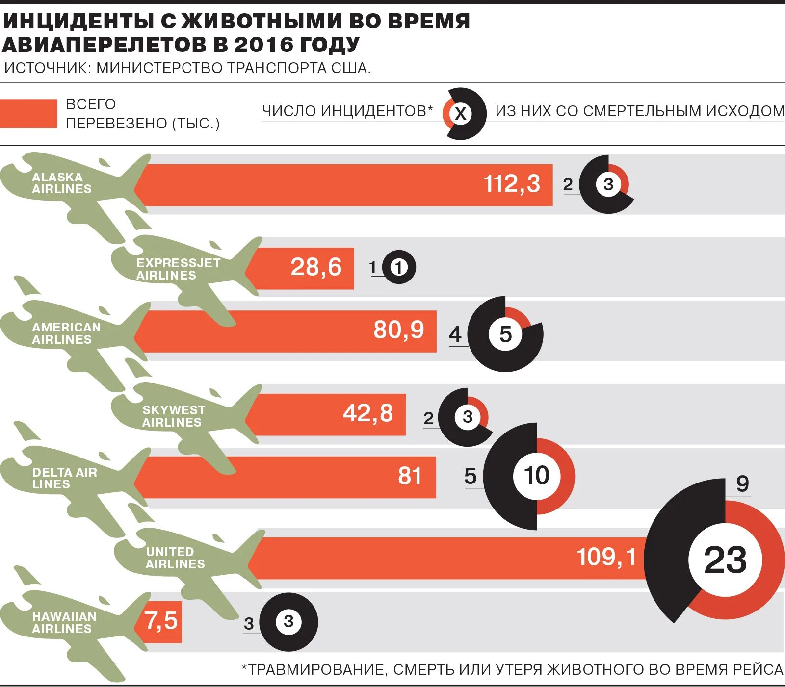 Сколько самолетов в авиакомпаниях