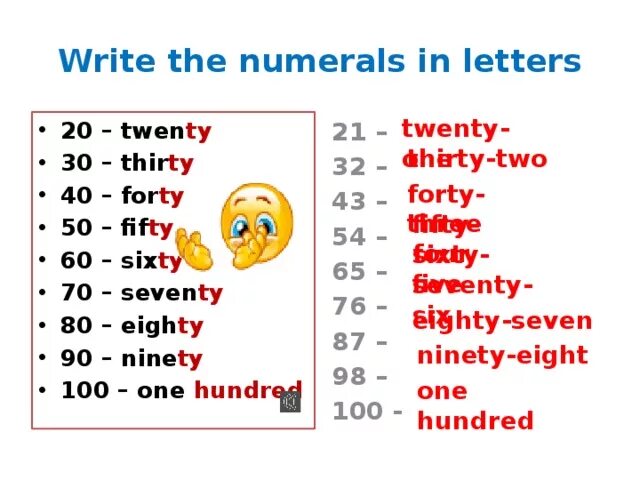 Числительные. Numerals. Числительные от 20 до 100 на английском. Числительные 20-100 на английском. Числительные в английском языке таблица. Английский 30 на 60