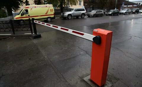 Как проехать шлагбаум