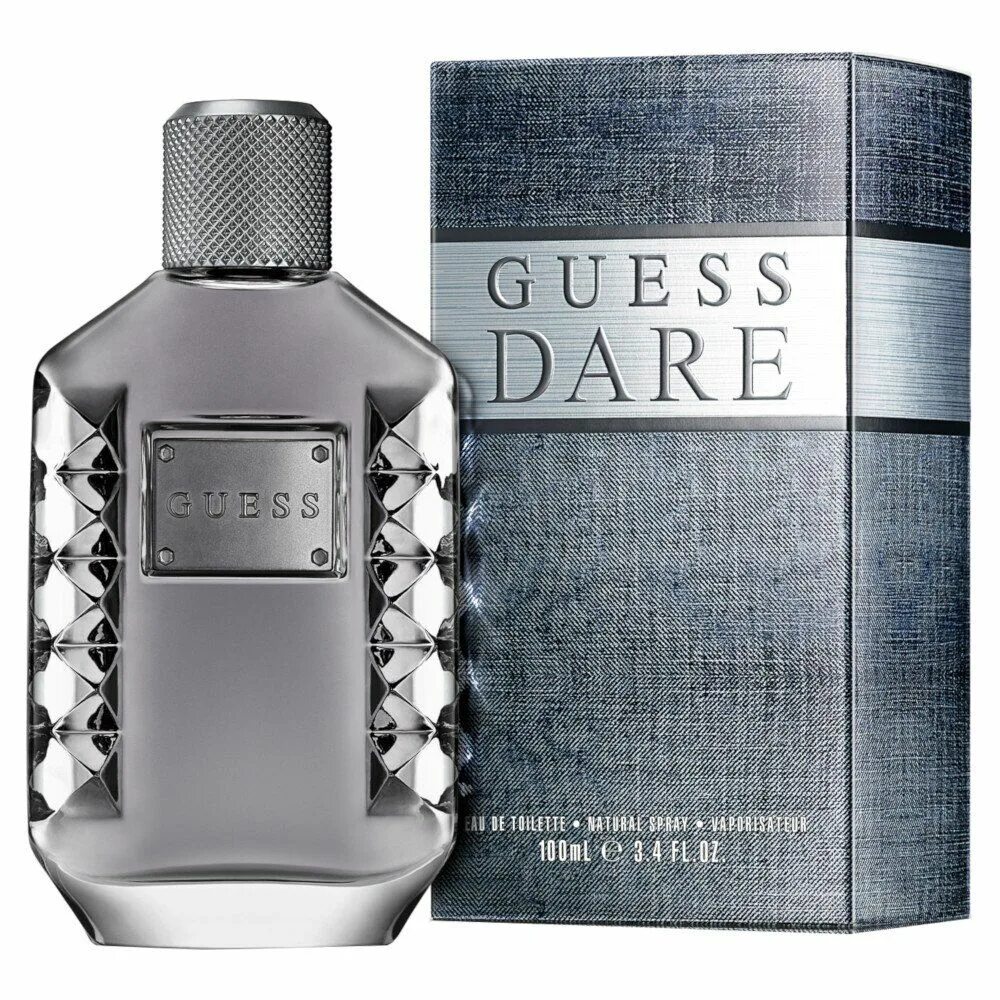 Guess вода мужская. Guess Dare man EDT 50ml. Туалетная вода guess Dare. Guess 50 ml. Guess Parfum for men.