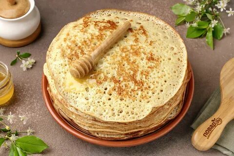 Блины на молоке без сливочного масла