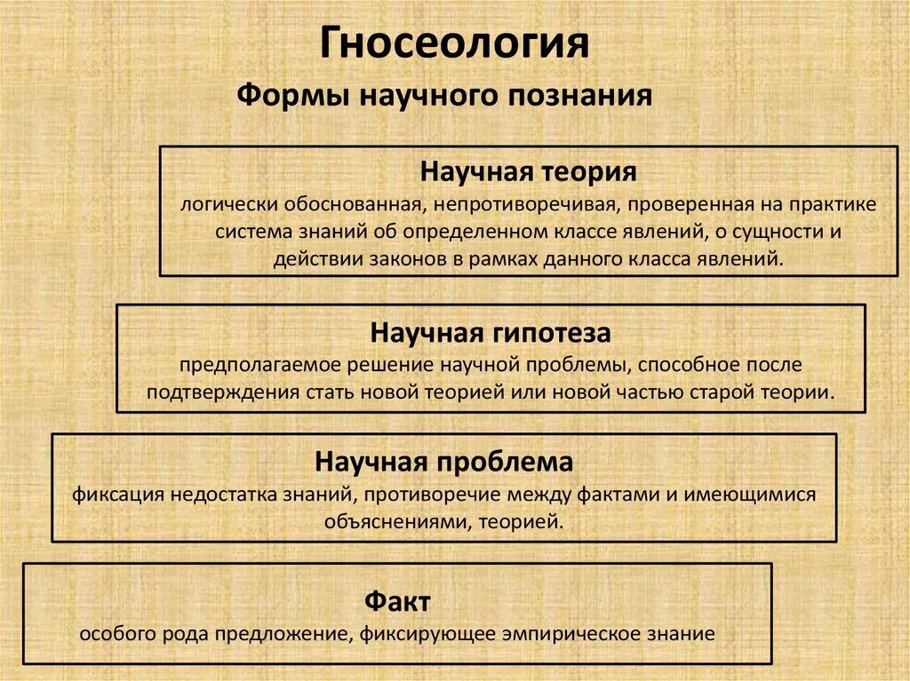 Теория познания. Гносеология. Теория познания в философии. Гносеология формы познания.