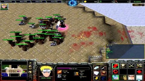 Warcraft 3 карта наруто