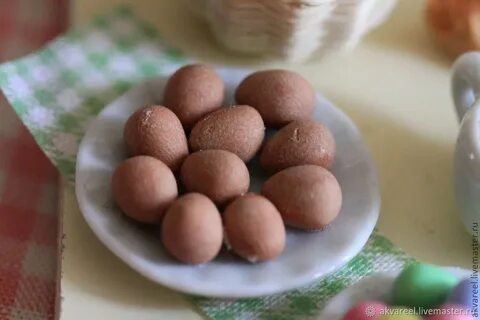 Пирожное картошка пасхальное яйцо