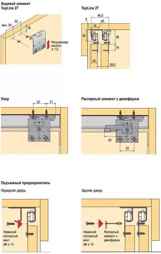 Как вставить дверь в шкаф купе. Схема сборки дверей купе топ-лайн. topline дверная система регулировка. стопор с амортизатором ст.147.02. монтаж системы hettich topline m.