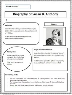 Biography of a writer 5 grade